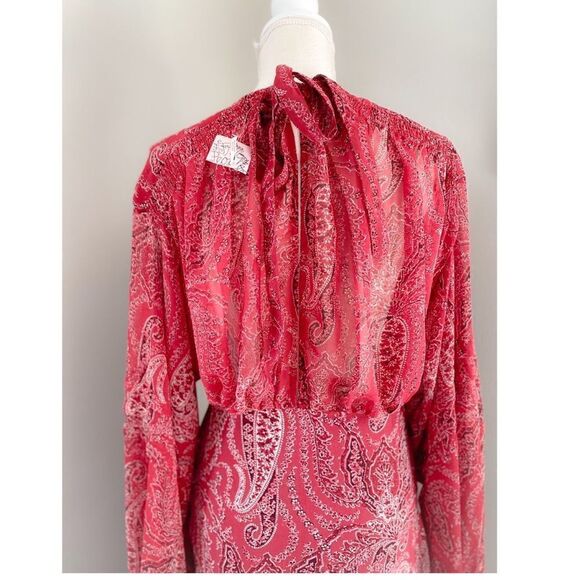 Free People - Mirage Maxi dress, new red combo - Picture 6 of 12